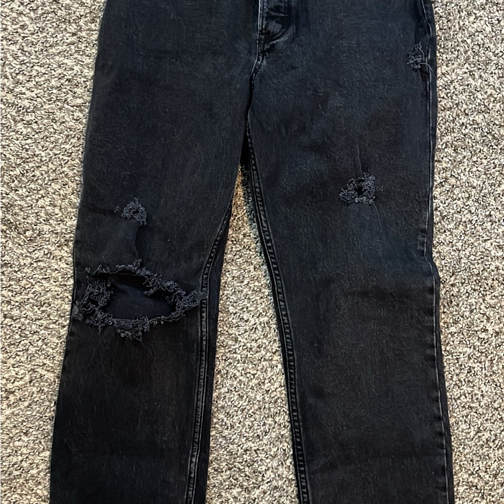 Abercromb Distressed Dad Jeans Curve Love